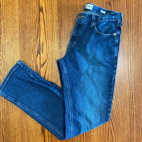 Ariat Jeans Ariat Legacy M7 Slim Fit Straight Leg Blue Jeans Mens 34x34 Medium Wash Cowboy